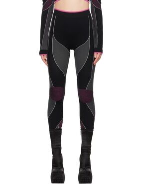 Balmain $1195 sports moto leggings